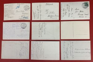 Germany, World War I, Collection of 27 Different Real Photo Postcards 