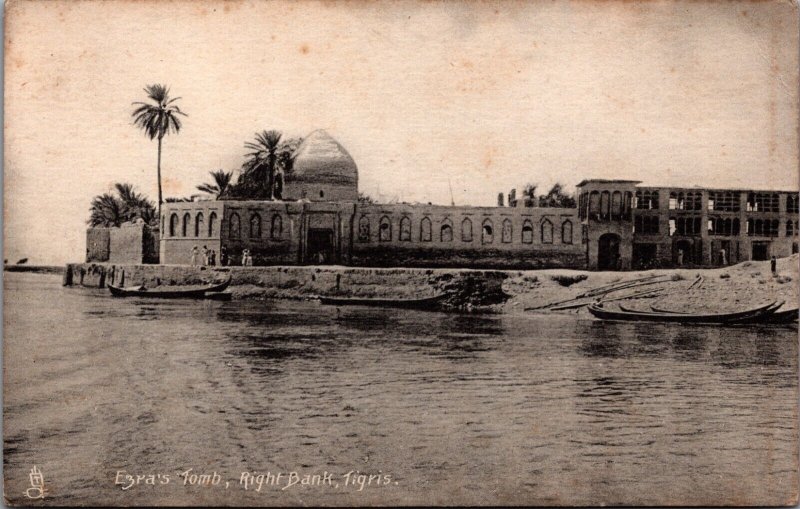 Iraq Ezra's Tomb Right Bank Tigris Vintage Postcard C034 