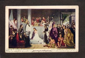 VA Baptism Pocahontas Jamestown Virginia Exposition Expo 1907 Postcard