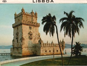 Postcard Belem Tower Lisboa Portugal Saint Vincent Fortification Lisbon Portugal