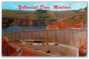 c1960 Yellowtail Dam Visitor Center Hardin Big Horn Canyon Montana MT Postcard