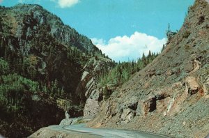 Postcard Scene On Million Dollar Highway Traverses Uncompahgre Gorge Colorado CO