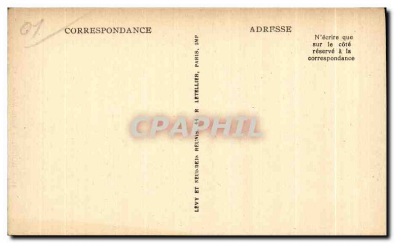 Old Postcard Bourg Old House