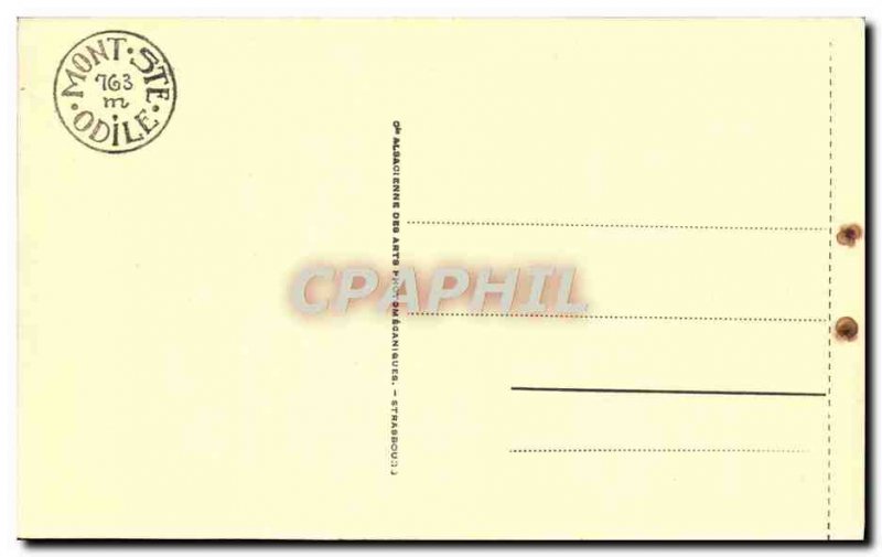 Old Postcard Mont Sainte Odile La Terrasse