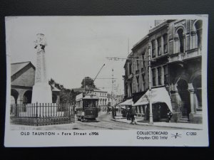 Somerset OLD TAUNTON Fore Street c1906 RP Postcard by Pamlin Repro C1283