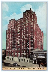 c1920 William Sloane House Y.M.C.A. Exterior New York City New York NY Postcard