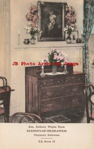 DE, Claymont, Delaware, Naaman's-On-The-Delaware, Wayne Room, Albertype