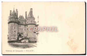 Old Postcard Chatau Langeais