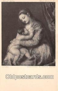 Religion Postcard Titian Madonna & Child