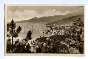 497104 Croatia Opatija Abbazia panorama Vintage postcard