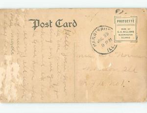 Divided-Back POSTCARD FROM Harrisburg Illinois IL HM7154