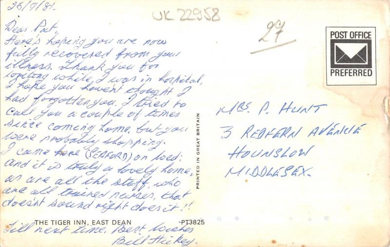 uk22958 tiger inn east dean uk