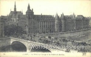 Le Pont au Change et le Palais de Justice Paris, France, Carte, Unused 