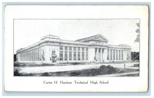 c1905 Carter H Harrison Technical High School Unposted Antique Postcard 
