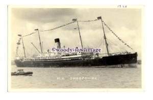 pf7159 - Bibby Liner - Shropshire , built 1926 - postcard by Feilden