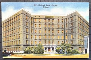 Vintage Postcard 1950 Michael Reese Hospital, Chicago Illinois (IL)