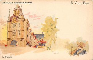 Chocolat Guerin Boutron Le Vieux Paris Advertising Unused 