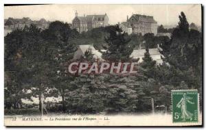 Old Postcard Mayenne Providence View From I & # 39Hospice