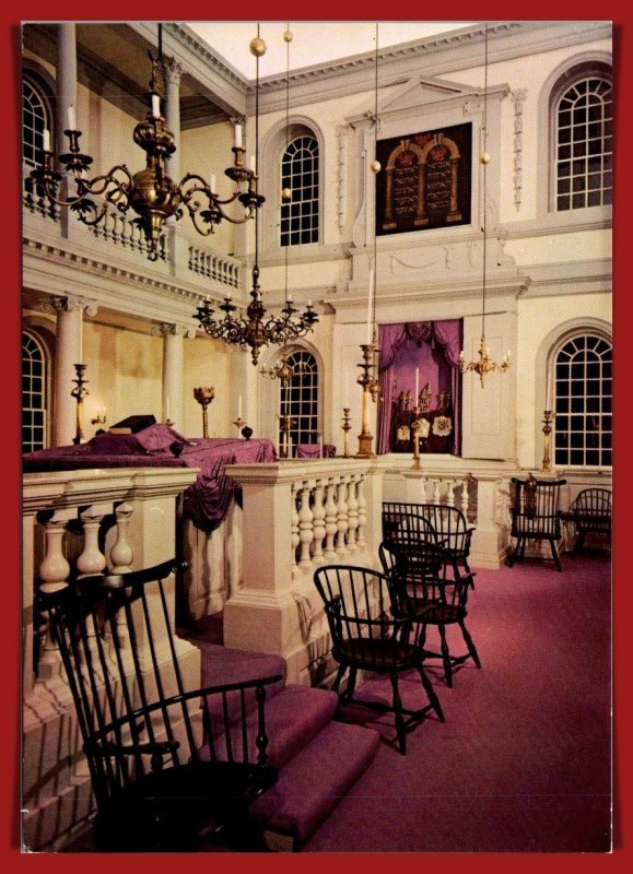 Rhode Island, Newport - Interior Of Touro Synagogue - [RI-187X]