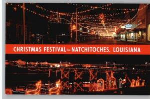 Postcard-Christmas Festival..Natchitoches,Louisiana/LA