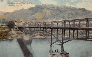 J74/ Vandergrift Pennsylvania Postcard c1910 Kiskiminitas Bridge 61