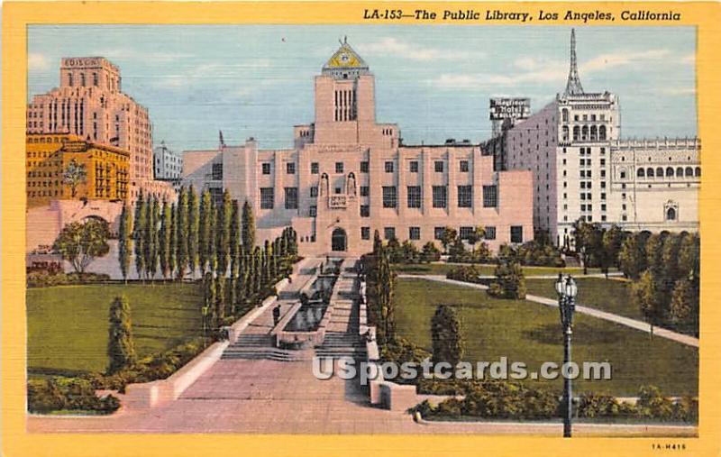 Public Library Los Angeles CA Unused