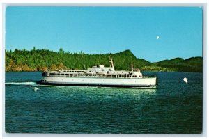 c1960's MV Queen of Vancouver British Columbia Ferries Victoria Canada Postcard