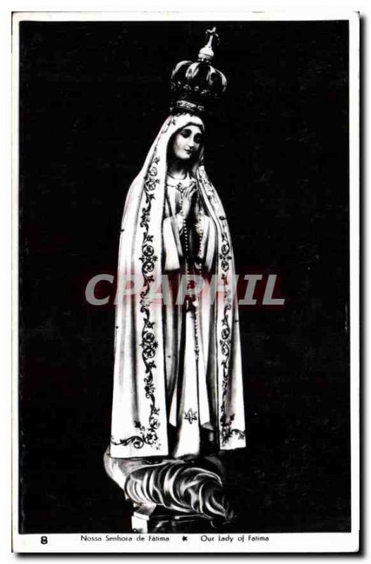 Old Postcard Our Lady of Fatima