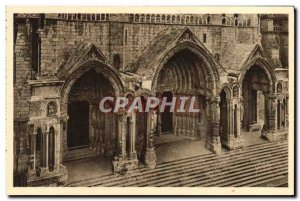 Old Postcard Chartres The North Portal