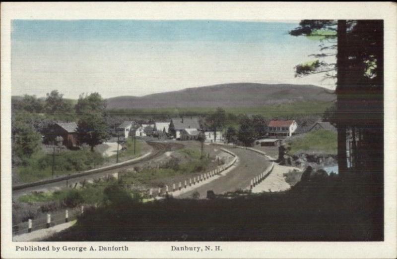 Danbury NH General View c1910 Postcard