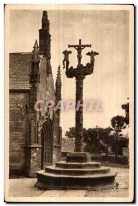 Old Postcard Lampaul (Finistere) The Calvary and the Porch (1533)