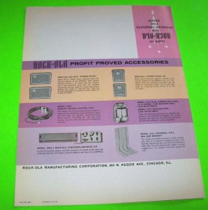 Rock-Ola Empress 1496 1497 Jukebox FLYER 1962 NOS Original Phonograph Music 