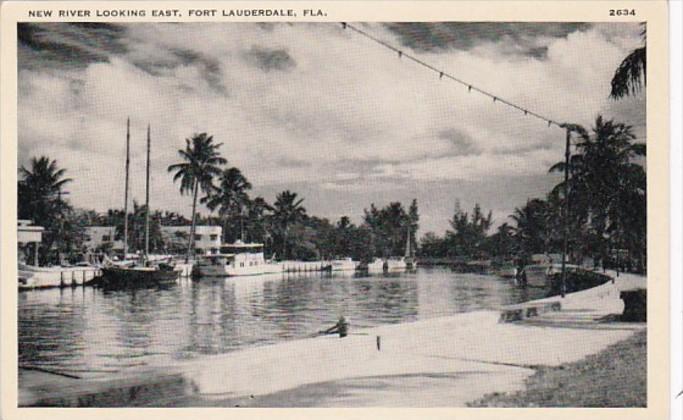 Florida Fort Lauderdale New River Looking East