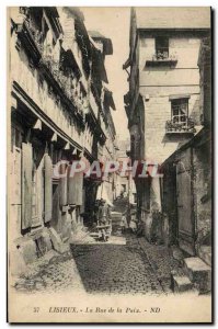 Old Postcard Lisieux The Street of Peace