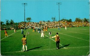 Postcard ON Sarnia High School Football Game Norman Perry Memorial Park 1970 K61
