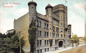 J84/ Cincinnati Ohio Postcard c1910 Kraemer Art National Guard Armory 31