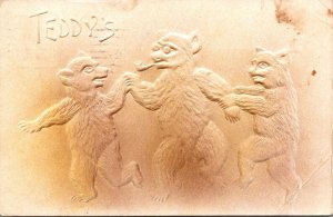 Bears Teddy's 1907 Embossed