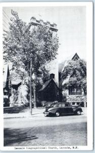 LACONIA, New Hampshire  NH    LACONIA CONGREGATIONAL CHURCH  ca 1950s   Postcard