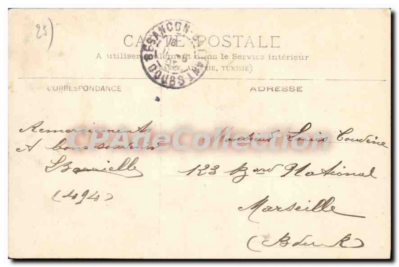 Old Postcard Besancon The Kursant