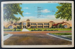 Vintage Postcard 1946 Junior College Hutchinson Kansas