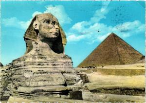 CPM EGYPTE Giza-The Great Sphinx of Giza and Keops Pyramid (343727)