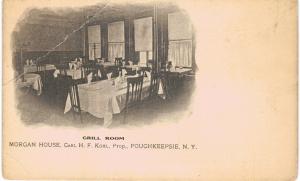 Poughkeepsie Morgan House Grill Room 1901     NY 