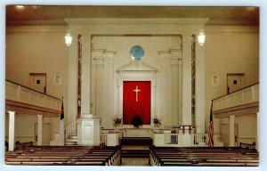 WESTFIELD, NJ New Jersey ~ Interior PRESYTERIAN CHURCH c1960s  Postcard