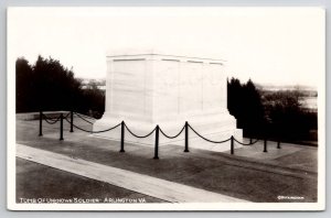 RPPC Tomb Of The Unknown Soldier Arlington VA c1940 Real Photo Postcard B34