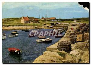 Postcard Modern Fermanville Manche Port Levy