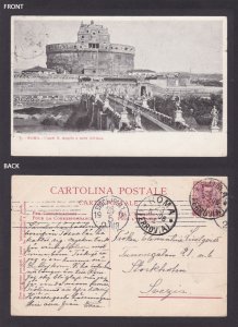 ITALY, Vintge postcard, Rome, Castel Sant'Angelo