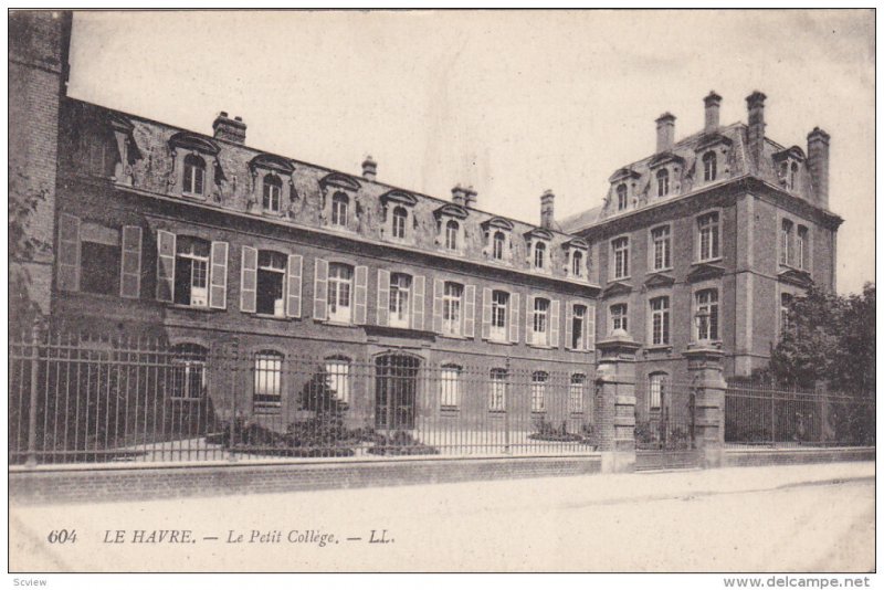 LE HAVRE, Seine Maritime, France, 1900-1910´s; Le Petit College