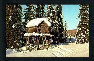 #573 Alaska Food Cache Natures Refrigerator is on Stilts as animal Protection