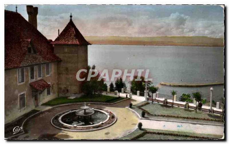 Old Postcard Thonon Les Bains Le Chateau de Sonnaz