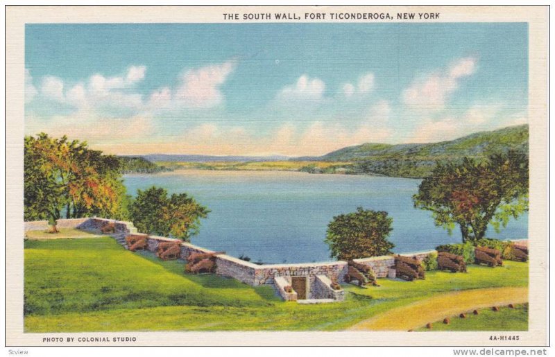 The South Wall, Fort Ticonderoga, New York, 30-40s